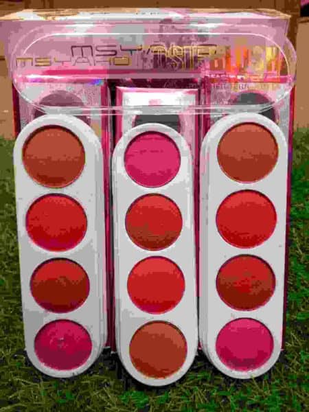 Seven Cool - Highlighter 2 in 1, Blush-on 2 in 1 & Msyaho - Matte Blush-on 4 in 1