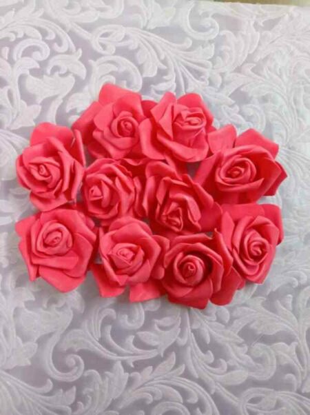 Artificial - Red Rose Flower Bunch