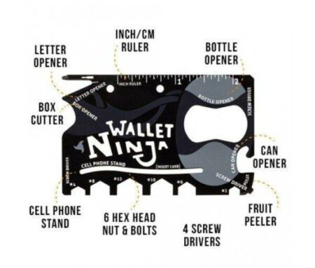18 In 1 Ninja Wallet Multi purpose Tool 1