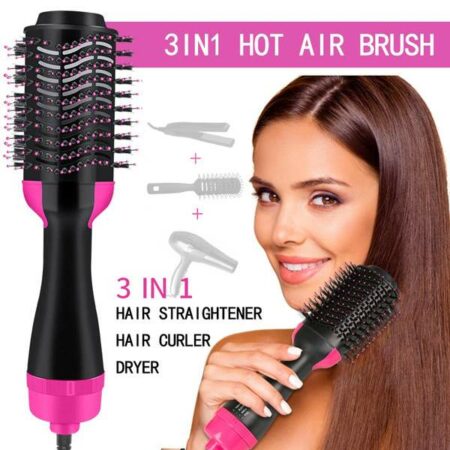 One Step Professional Curler Hair Straightener Hairdryer Hot Air Brush Styling Tool 3