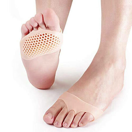 Silicon Pair Front Foot Gel Pad For Warts Night Pain Relief 1